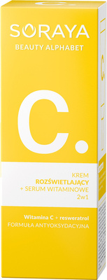 Soraya Beauty Alphabet Wit.C. Krem Rozświetlający + Serum Witaminowe ...