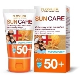 FLOSLEK SUN CARE OCHRONNY KREM NA SŁOŃCE SPF 50+ BARDZO WYSOKA OCHRONA UVA/UVB