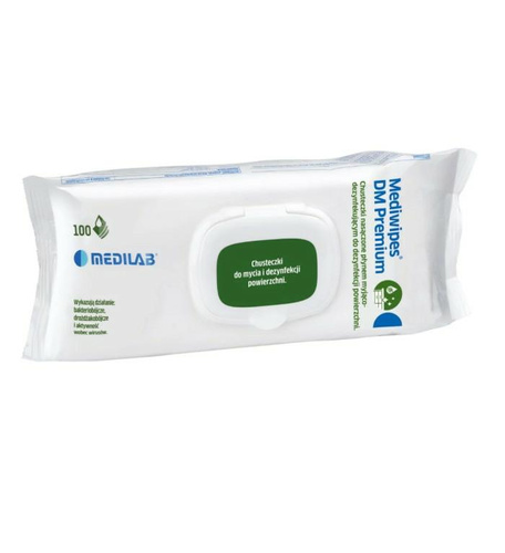 Medilab DM Premium Chusteczki Dezynfekujące Flowpack 100szt