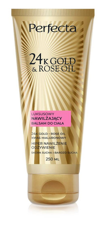 PERFECTA 24K Gold Rose Oil Luksusowy nawilżający balsam do ciała 250 ml