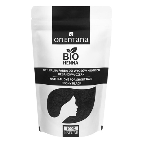 Orientana BIO Henna HEBANOWA CZERŃ 100g