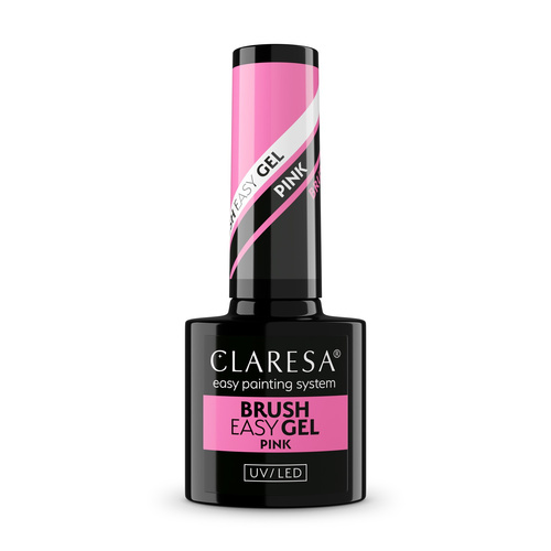 CLARESA Żel do paznokci Brush Easy Gel - Pink 5 g