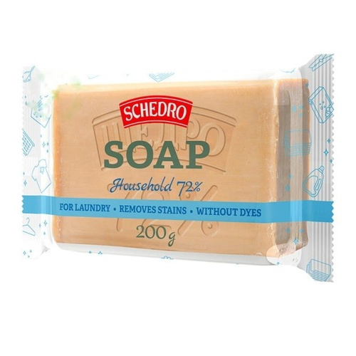 SCHEDRO Mydło szare 72% 200 g w folii