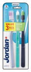 Jordan Szczoteczka do zębów Clean Smile - medium -3szt - mix kolorów