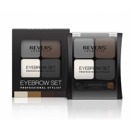 REVERS Cienie do brwi Eyebrow Set Profesional Stylist nr 02  4.5g
