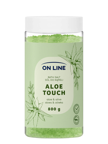 ON LINE Aloe Touch Sól do Kąpieli 800 g