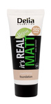Delia Cosmetics It's Real Matt Podkład matujący odżywczo-nawilżający nr 102 Natural 30ml