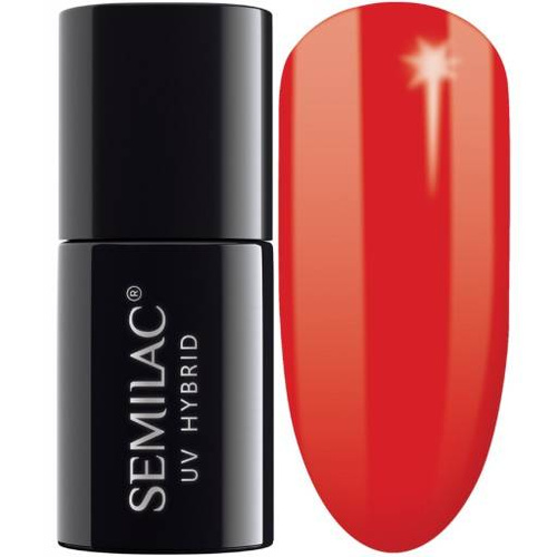 SEMILAC Lakier hybrydowy 063 Legendary Red - 7 ml