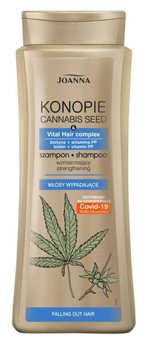 Joanna Konopie Szampon wzmacniający do włosów wypadających 400ml