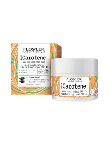 Floslek Beta Carotene Krem nawilżający z beta-karotenem SPF15 na dzień 50ml