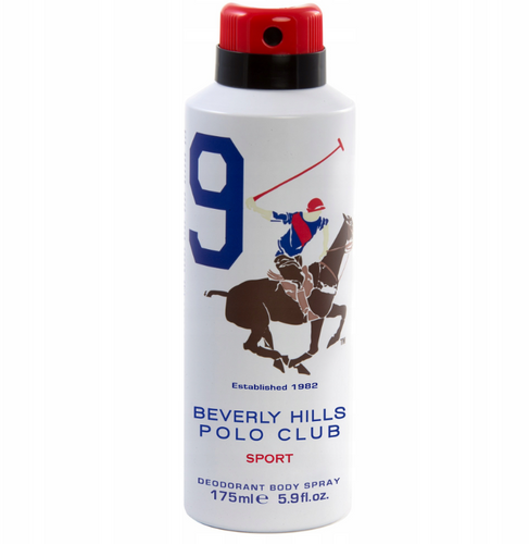 BEVERLY HILLS Polo Club 9 Deo spray dla mężczyzn 175 ml