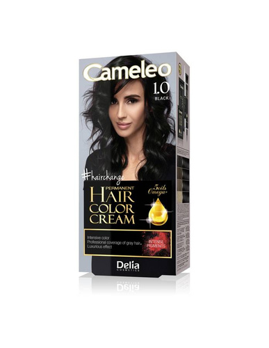 Delia Cosmetics Cameleo HCC Farba permanentna Omega+ nr 1.0Black