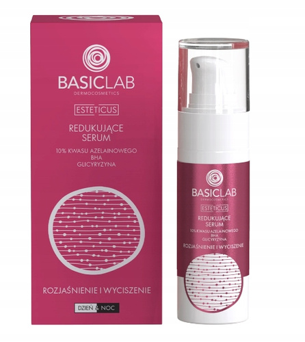 BasicLab Serum Azelainowe 10% - Rozjaśnienie i Wyciszenie 30ml