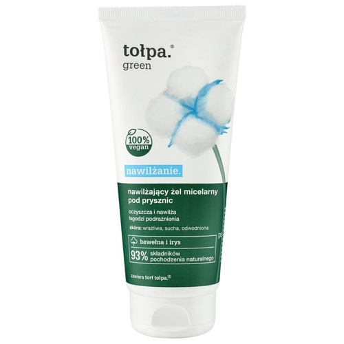 TOŁPA Green Żel micelarny pod prysznic - nawilżający 200 ml