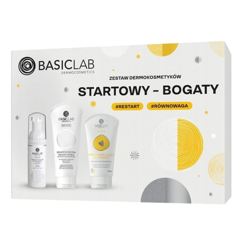 Basiclab zestaw dermokosmetyków startowy - bogaty