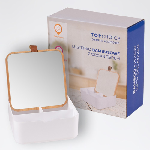 Lusterko Kosmetyczne Bamboo Organizer - Top Choice