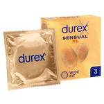 DUREX Sensual XL Prezerwatywy Cienkie 3 szt.