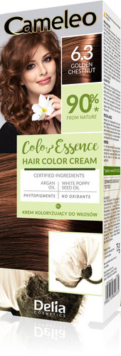DELIA COSMETICS Cameleo Color Essence Krem koloryzujący nr 6.3 - golden chestnut