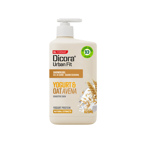 DICORA Żel pod prysznic Jogurt i Płatki Owsiane 825 ml