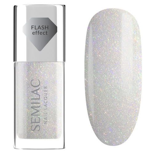 SEMILAC Nail Lacquer Klasyczny lakier do paznokci 116 Holo Flash 9 ml