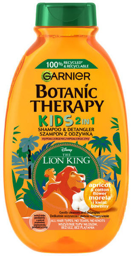 Garnier Botanic Therapy Kids Szampon do włosów z odżywką 2w1 - Lion King 250ml