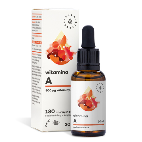 AURA HERBALS Witamina A 30 ml - Krople