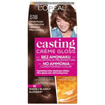 L'Oréal Casting Créme Gloss Krem koloryzujący 518 Orzechowe Mochaccino