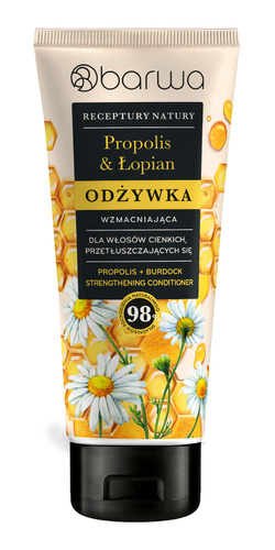 BARWA Propolis & Aloes - Odżywka Wzmacniająca do Włosów Cienkich i Przetłuszczających się