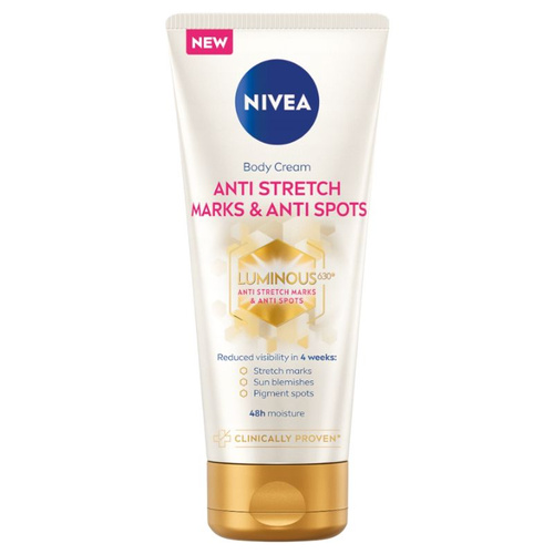 NIVEA Luminous630 Krem do ciała przeciw rozstępom 200 ml