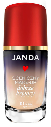 Janda Make-up Podkład kryjący 01 jasny beż 30ml