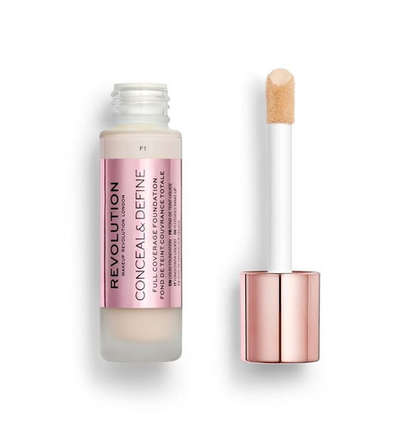 REVOLUTION Conceal & Define Foundation F1 Podkład kryjący 23ml