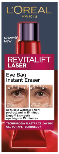 LOREAL Revitalift Laser Krem pod oczy Eye Bag Instat Eraser 15 ml