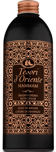 TESORI D'ORIENTE Kremowy Płyn do kąpieli Hammam - Olio Di Argan 500ml