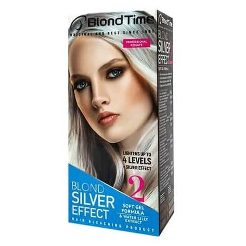 Blond Time - Rozjaśniacz do włosów Silver Effect (135 ml) - do 4 tonów
