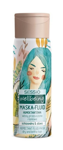 SESSIO Wellbeing Maska - fluid humektanowa do włosów Schizandra & Aloes 300 ml