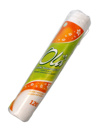 OLA Płatki kosmetyczne bawełniane-120szt