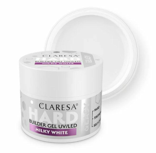 Claresa Hard&Easy Żel Budujący Milky&White 45g