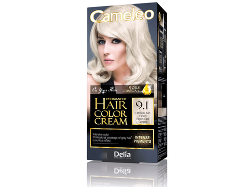 Delia Cosmetics Cameleo HCC Farba permanentna Omega+ nr 9.1 Ultimate Ash Blond