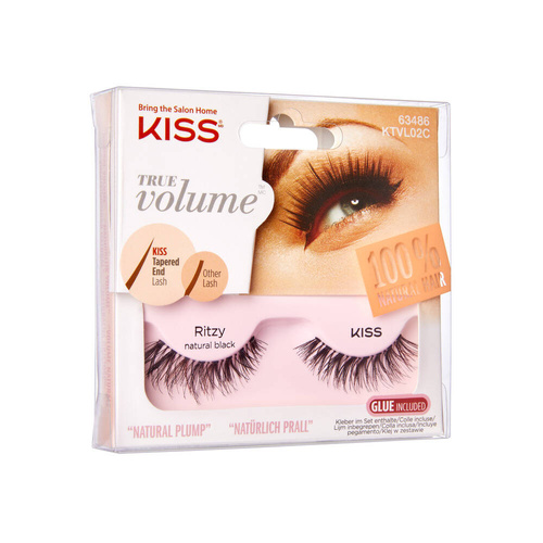 KISS Sztuczne Rzęsy True Volume - Ritzy (natural black)