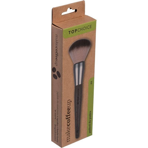 Top Choice Pędzel do pudru 01 "MAKE COFFEE UP" (39348)