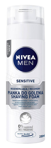 Nivea Men Pianka do golenia Sensitive Recovery  200ml