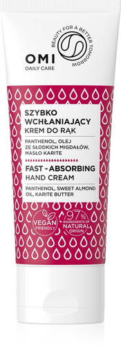 OMI Daily Care Krem do rąk szybko wchłaniający Fast-Absorbing Hand Cream 75ml