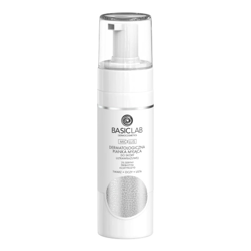 BasicLab Micellis Dermatologiczna pianka myjąca do skóry ultrawrażliwej 150ml