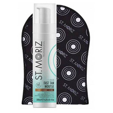 St.Moriz Mus samoopalający Błyskawiczny Błyskawiczny Fast Tan Mousse + Rękawica