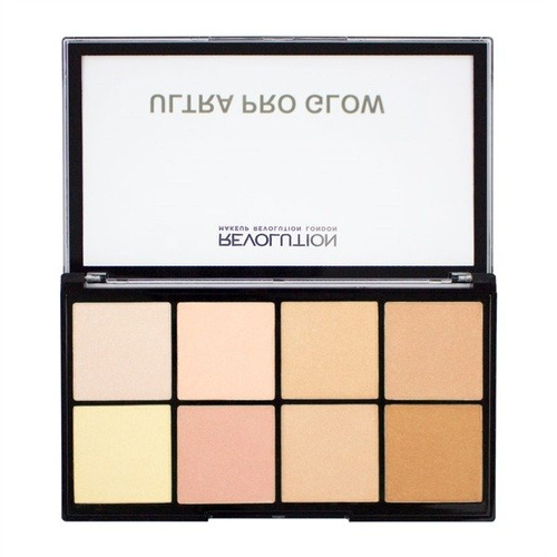 Makeup Revolution Ultra Pro Grow Zestaw rozświetlaczy (8 odcieni)  20g
