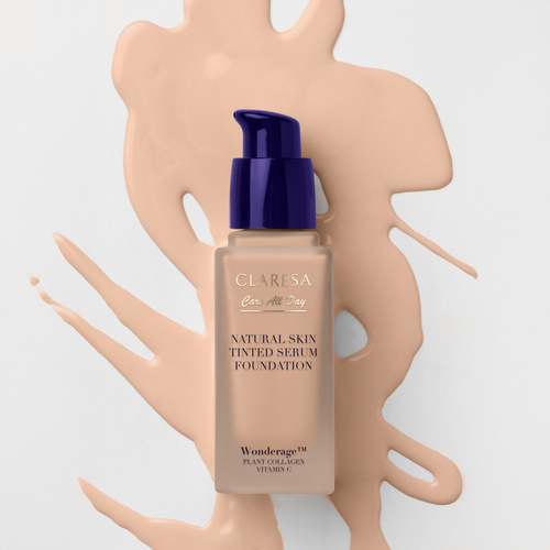 CLARESA Natural Skin Tinted Serum Foundation 2N Medium Neutral - Podkład Serum 32 ml