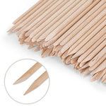 Patyczki do skórek z drewna - 100 szt.