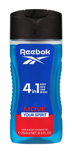 REEBOK Move Your Spirit Żel pod prysznic 4in1 dla mężczyzn 250ml
