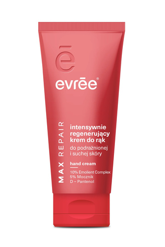 EVREE Max Repair Regenerujący Krem do Rąk 75 ml - Skóra Sucha i Podrażniona