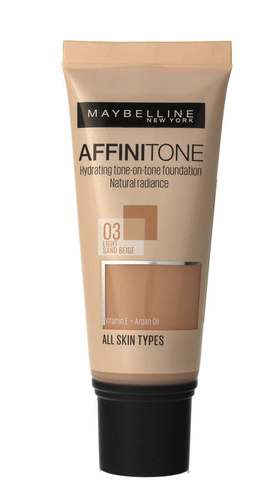 Maybelline Affinitone Podkład nawilżający 03 Light Sand Beige 30ml